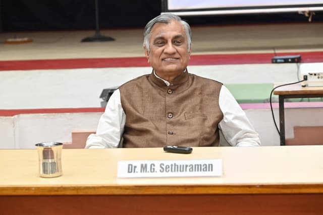 Prof. M. G. Sethuraman